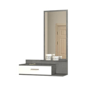 Meuble d'entrée avec miroir Joy béton (JOYCE)