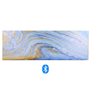 Impression d'image moderne Bluetooth Blue 150 x 50 x 4 cm