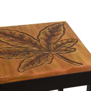 Table basse design Leaf ca-9737 cm. 51 x 51 h 61