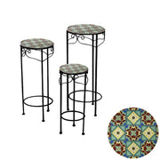 Colonne en mosaïque métallique Messina