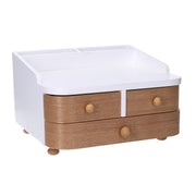 Boîte à bijoux en bois marron cm20x19h13