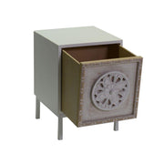 Boîte de rangement en bois Pandora 1 tiroir carré cm20x21h29