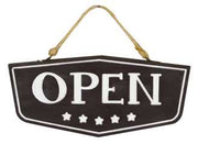 Targa ouvert/fermé ea-6435 cm. 35,5 x 1,5 h 17