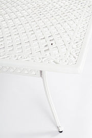 Ivrea table d'extérieur rectangulaire blanche 107x 213 cm