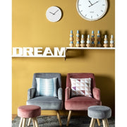 Fauteuil de salon vintage en velours gris ADELINE 60x67x h79 cm