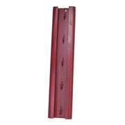 Porte-clés métal rouge Bristol 5 places cm15x5h70