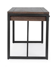 Bureau 3 tiroirs style industriel Calixte 153x66 cm