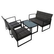 Salon Oregon en poly rotin à partir de pièces