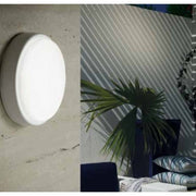 Plafonnier rond en thermoplastique Led 8 Watt