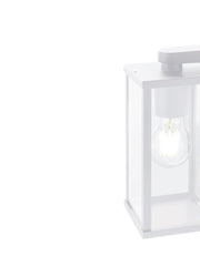 Applique à la ligne Aurea blanche E27 inférieure