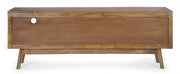Meuble TV 2 portes-1 tiroir en bois de style vintage