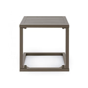 Table basse d'extérieur en aluminium HILDE YK14 40x40x h40 cm