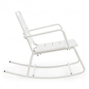 Rocking chair blanc bizzotto lillian