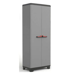 Armoire haute Keter 3 étagères 68x39x173h stylet gris