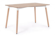Table en bois de style naturel 120x80