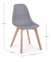 4x Système Sedia Grigio