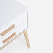 Commode blanche ORDINARY 2 tiroirs 58h cm