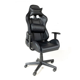 Fauteuil gaming noir Spoutnik avec structure en acier
