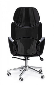 Fauteuil de bureau rembourré gris-noir Armstrong