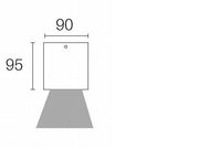 6W LED 4000K Lula Lulla Grafite Line Spotlight