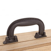 Horloge de table en bois 36 x 25 cm