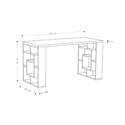 Bureau Labirent 140 tourterelle blanc