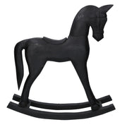 Cheval en bois noir cm46x9h50