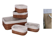Tiroir en bambou + tiroir en bambou 1-2 2 pièces cm 36x26h12
