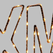 LED Écriture de Noël Copper microled 38 cm Blanc chaud