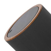 Poubelle noire de 5 litres de la série London.