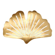 Bougeoir métal doré 1p cm25x17h4