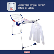 Corde à linge mobile Leifheit Pegasus 200 Solid Deluxe