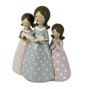 Statue en résine rose cm14,5x7h16,5