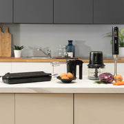 Mixeur Plongeant Sans Fil Rechargeable Plastique-Acier Inoxydable Noir