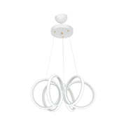 Suspension LED blanche en forme de spirale Ilya MDL4439