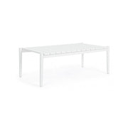 Table basse Calypso blanche 110x60 cm