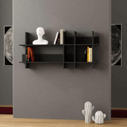 Etagère Perles Anthracite 150x22x70h