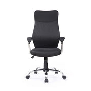 Fauteuil de bureau Valkyrie en tissu noir et gris
