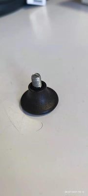 Pied de table pliant en aluminium gris