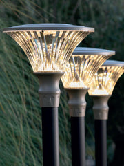 Lampe extérieure en aluminium moulé avec diffuseur transparent - couleur sauge