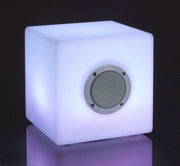 Lampe LED Speaker Cube en Polyéthylène 20x20cm