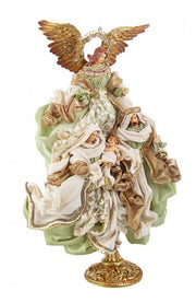 1x Statue de la Sainte Famille Liberty Stand Vert C