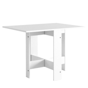 Table pliante peu encombrante Artemio en blanc
