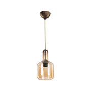 Suspension Boston MDL3554 avec diffuseur en verre fumé