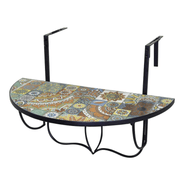 Étagère mosaïque en métal Galatone cm74x38/61h57
