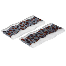 Ensemble de 2 routes en pierre Lemax - Set droit - Pour village de Noël