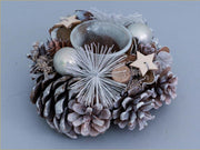 Centropiaprova Cherandele Glass Powns et Baies blanches 17 cm 17 cm