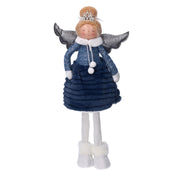 Ange en tissu bleu cm23x15h51