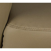 Fauteuil en similicuir avec pouf amovible Tortora RITA 64,5x 59,5x h78 cm