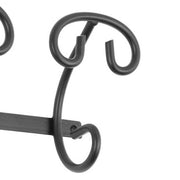 Porte-manteau double en fer forgé de la série Siena.